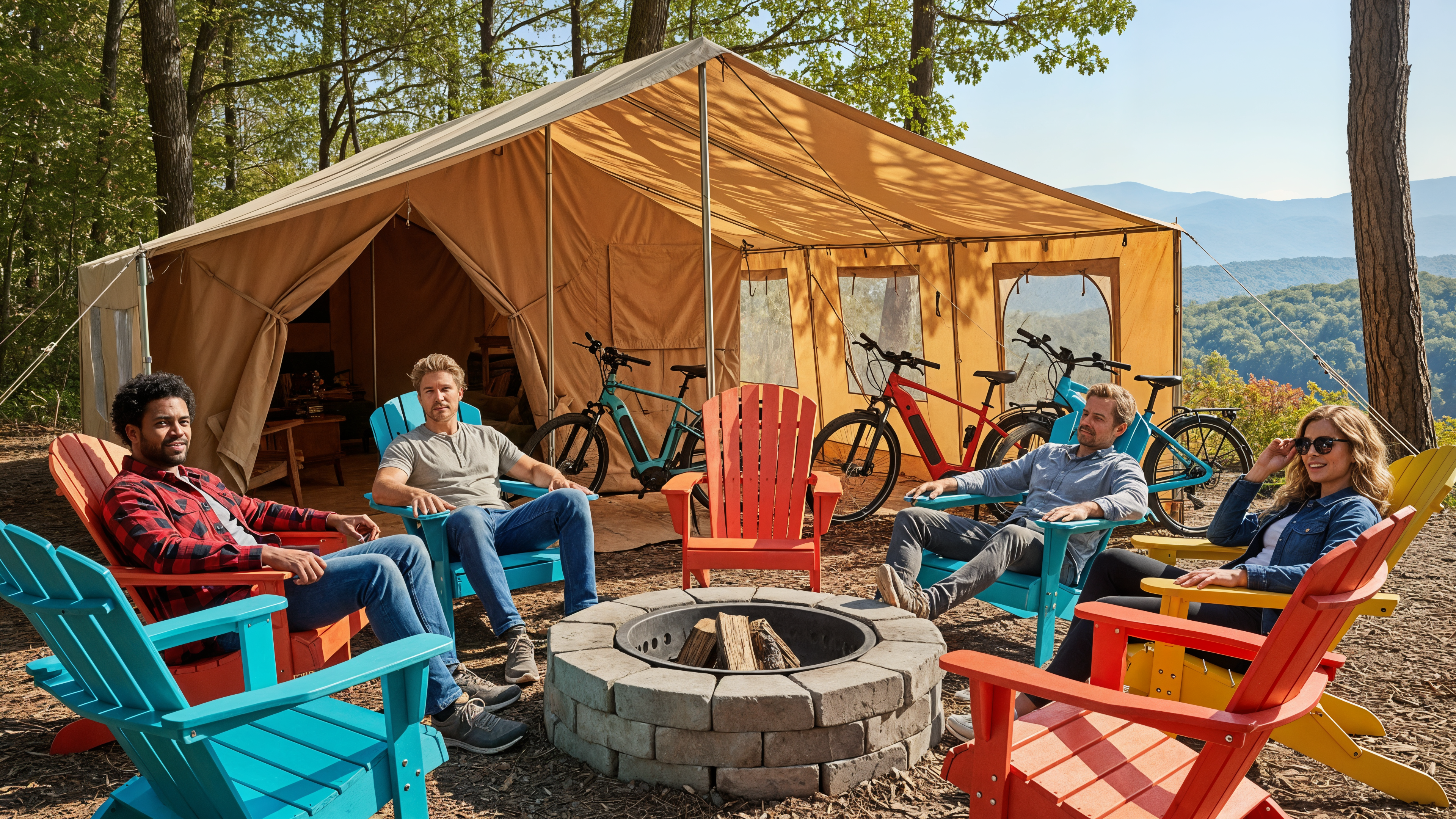 Why Camping + eBikes Are the Ultimate Outdoor Combo - Shopsy Dropsy LLC
