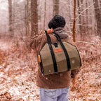 Transportadores de leña de lona con forma de diamante