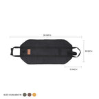 Transportadores de leña de lona con forma de diamante