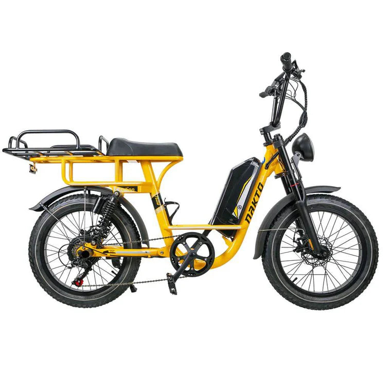 Nakto F4 - Bicicleta eléctrica de 48 V/500 W-750 W con neumáticos anchos de 20" (paso a paso)