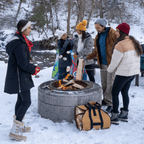 Boat Shape Canvas Firewood Log Carriers - Shopsy Dropsy LLC