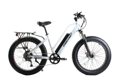 X-Treme Boulderado 10Ah/17Ah Step-Thru 48V/500W Fat Tire Electric Bike 26" Tire