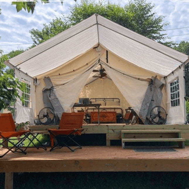 Canvas Porch - Alpha Wall Tent - Shopsy Dropsy LLC