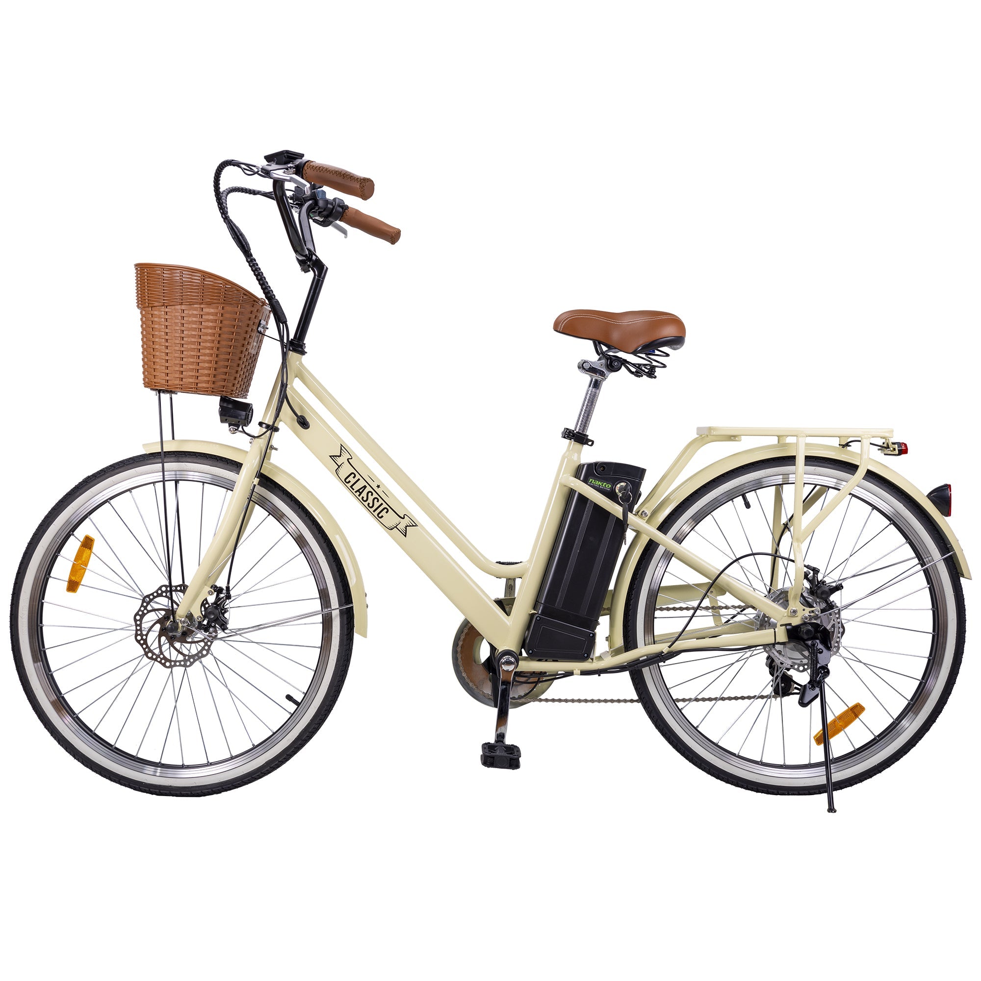 Classic 2 Adult Step - Through City/Cruiser Electric Bike 26" - Shopsy Dropsy LLC