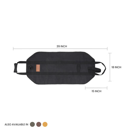 Diamond Shape Canvas Firewood Log Carriers - Shopsy Dropsy LLC