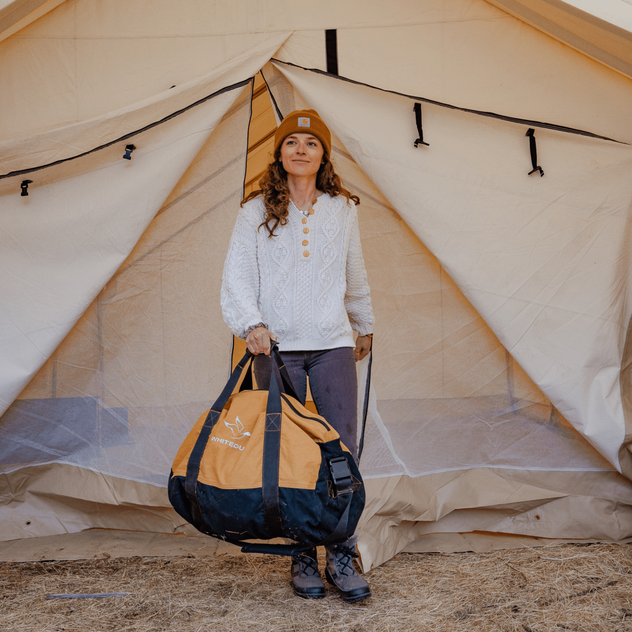 Filios Canvas Duffel Bag - Shopsy Dropsy LLC