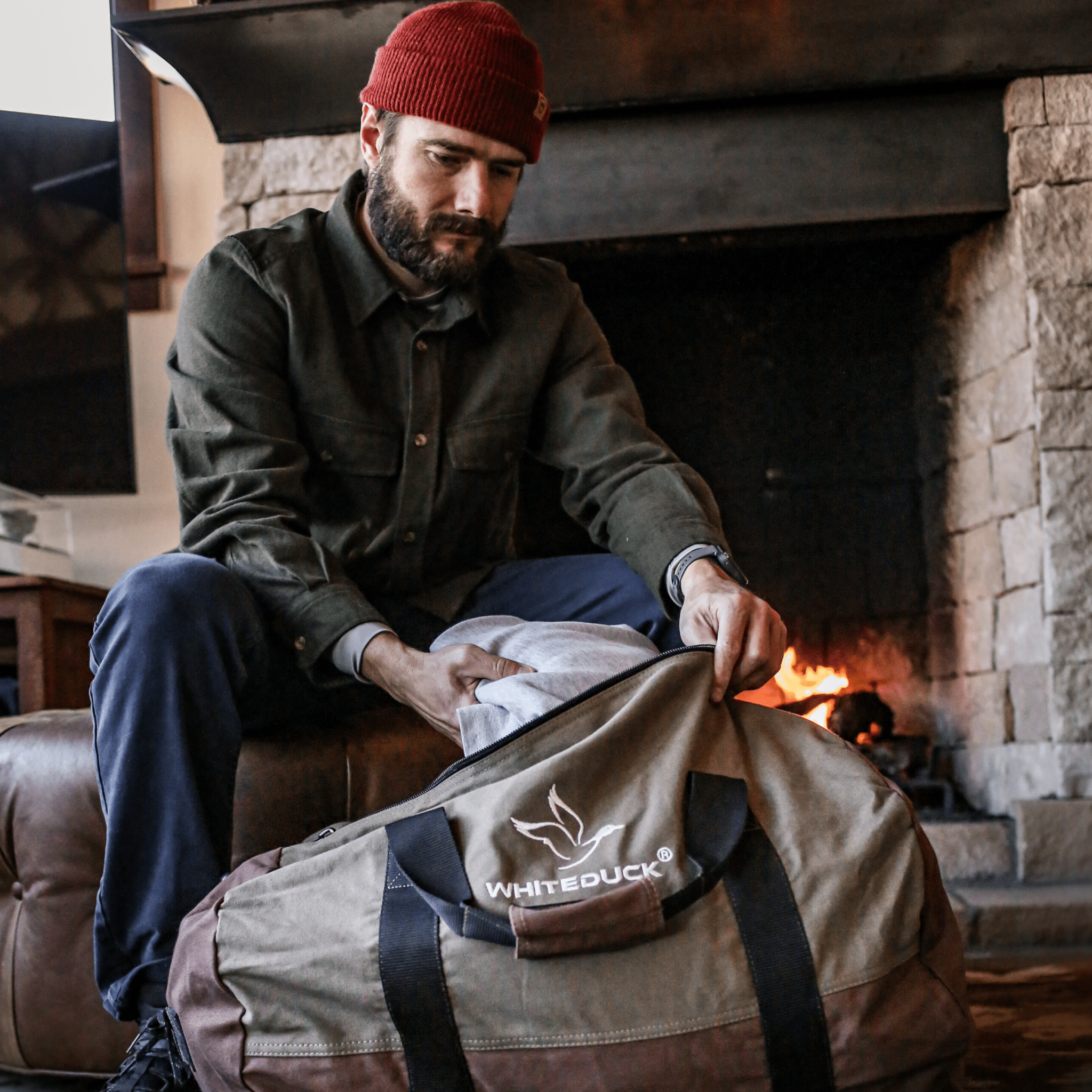 Filios Canvas Duffel Bag - Shopsy Dropsy LLC