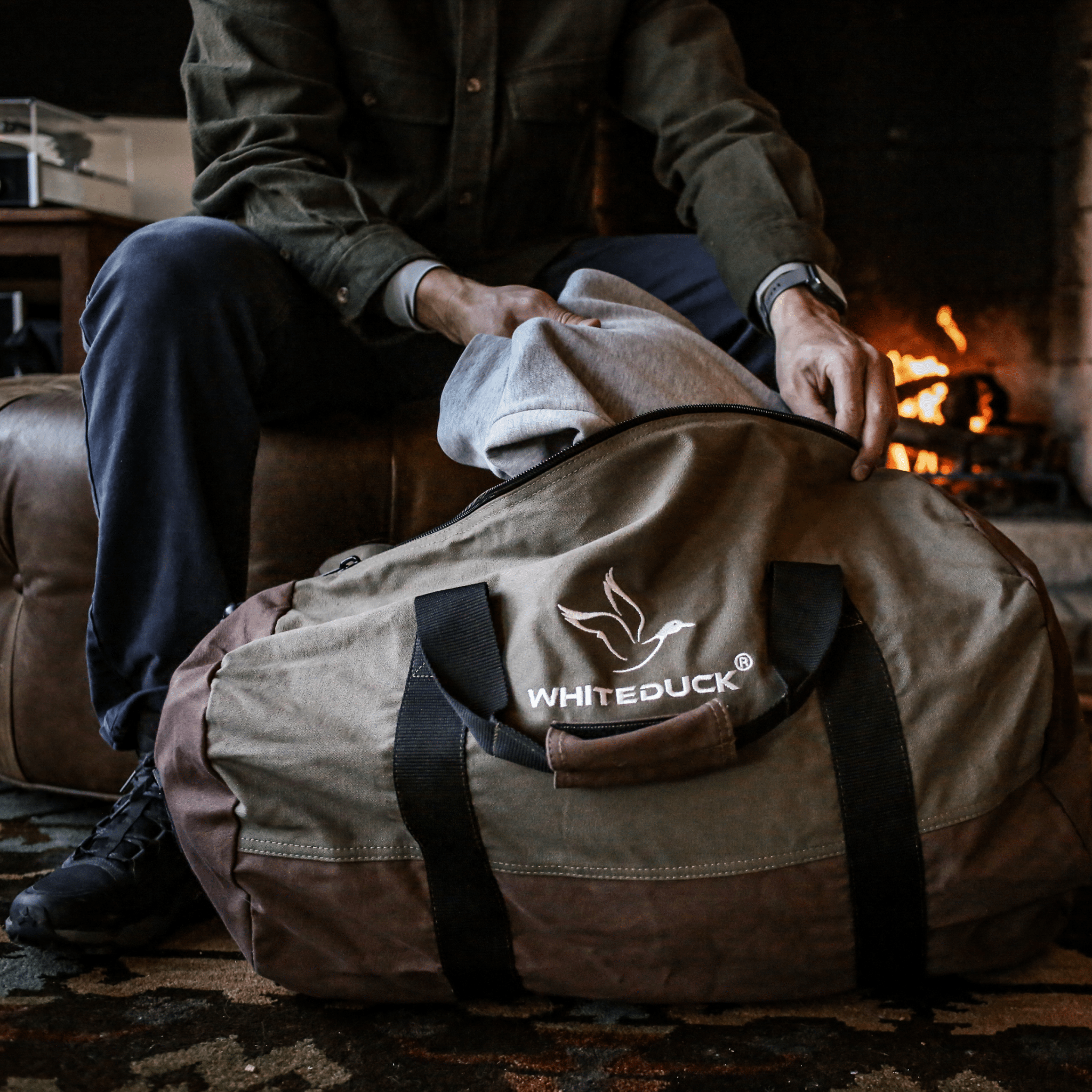 Filios Canvas Duffel Bag - Shopsy Dropsy LLC