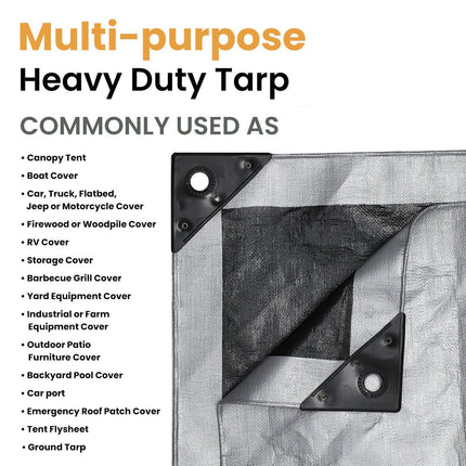 Heavy Duty Poly Tarp 10 mil, 6 oz. - Shopsy Dropsy LLC