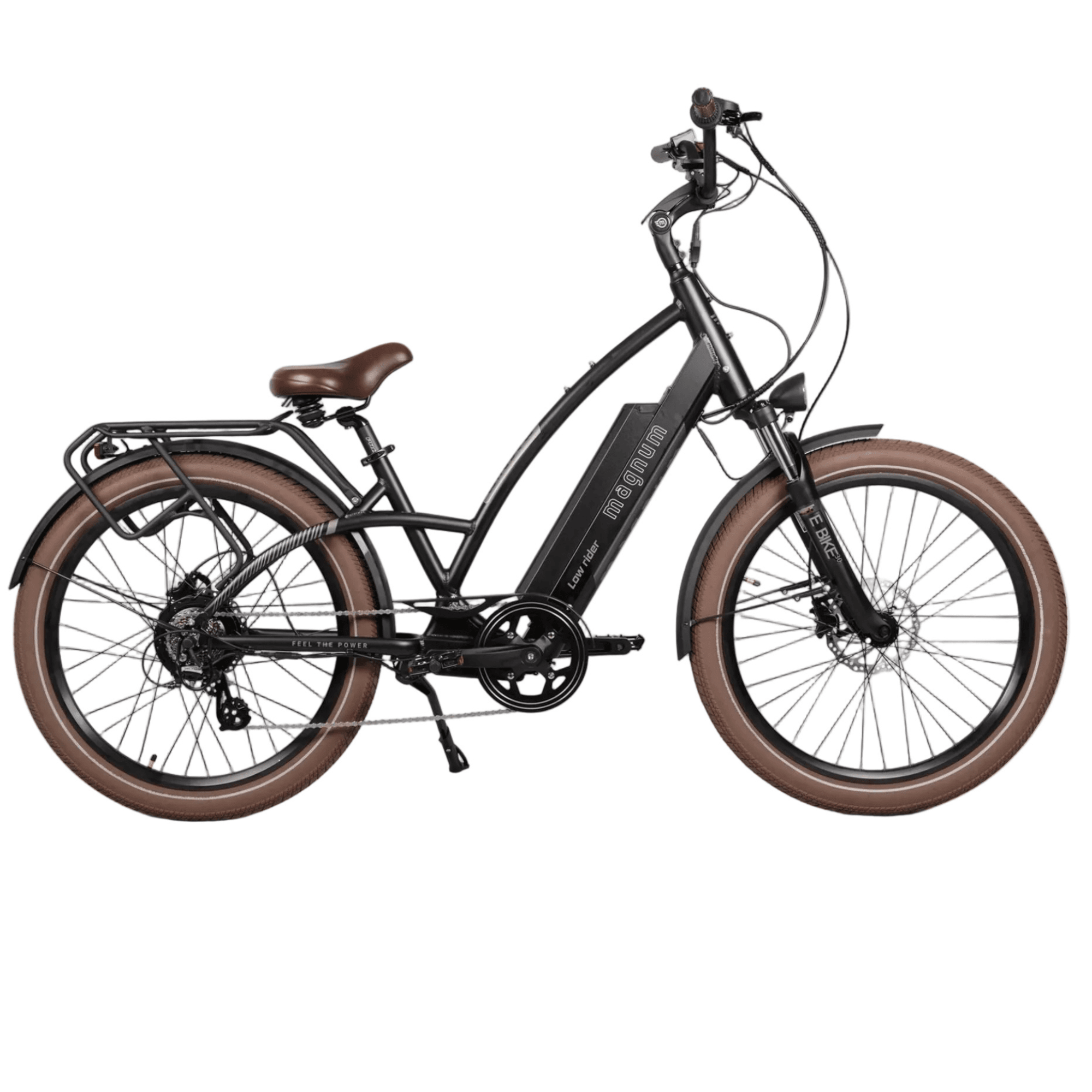 Magnum Low Rider 2.0 CPO 48V/500W Cruiser Electric Bike 26" Tire - Shopsy Dropsy LLC