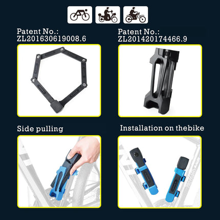 Nakto eBike Foldable Lock - Shopsy Dropsy LLC