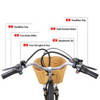 Nakto (Female) Camel Step - Thru 350W Electric Bike (with Display) 26" - Shopsy Dropsy LLC