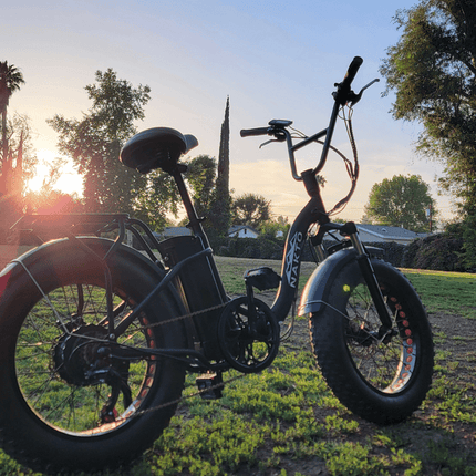 Nakto Folding Ox Step - Thru Fat Tire 500W Electric Fat Bike 20" - Shopsy Dropsy LLC