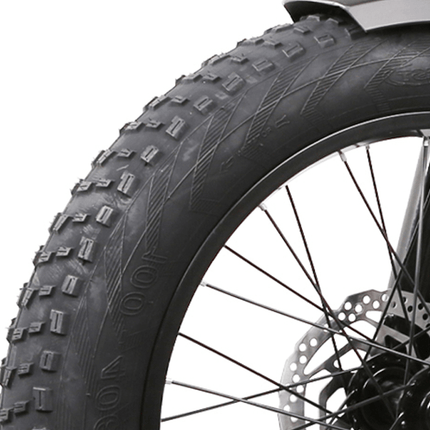 Nakto Folding Ox Step - Thru Fat Tire 500W Electric Fat Bike 20" - Shopsy Dropsy LLC