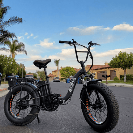 Nakto Folding Ox Step - Thru Fat Tire 500W Electric Fat Bike 20" - Shopsy Dropsy LLC
