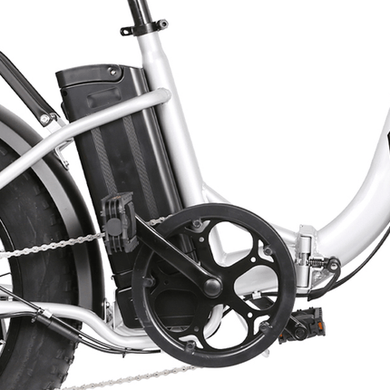 Nakto Folding Ox Step - Thru Fat Tire 500W Electric Fat Bike 20" - Shopsy Dropsy LLC