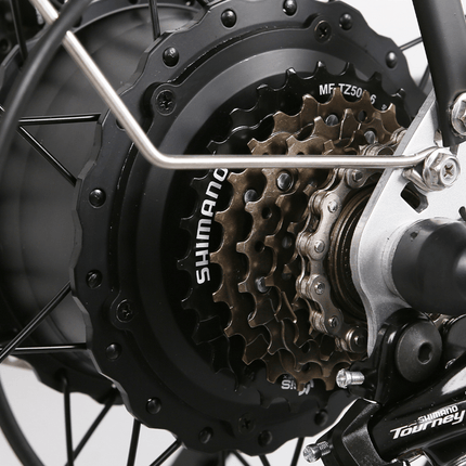 Nakto Folding Ox Step - Thru Fat Tire 500W Electric Fat Bike 20" - Shopsy Dropsy LLC