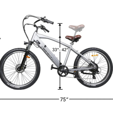 Nakto Santa Monica Fat Tire 500W Electric Bike 26" - Shopsy Dropsy LLC