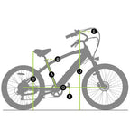 Nakto Santa Monica Fat Tire 500W Electric Bike 26" - Shopsy Dropsy LLC