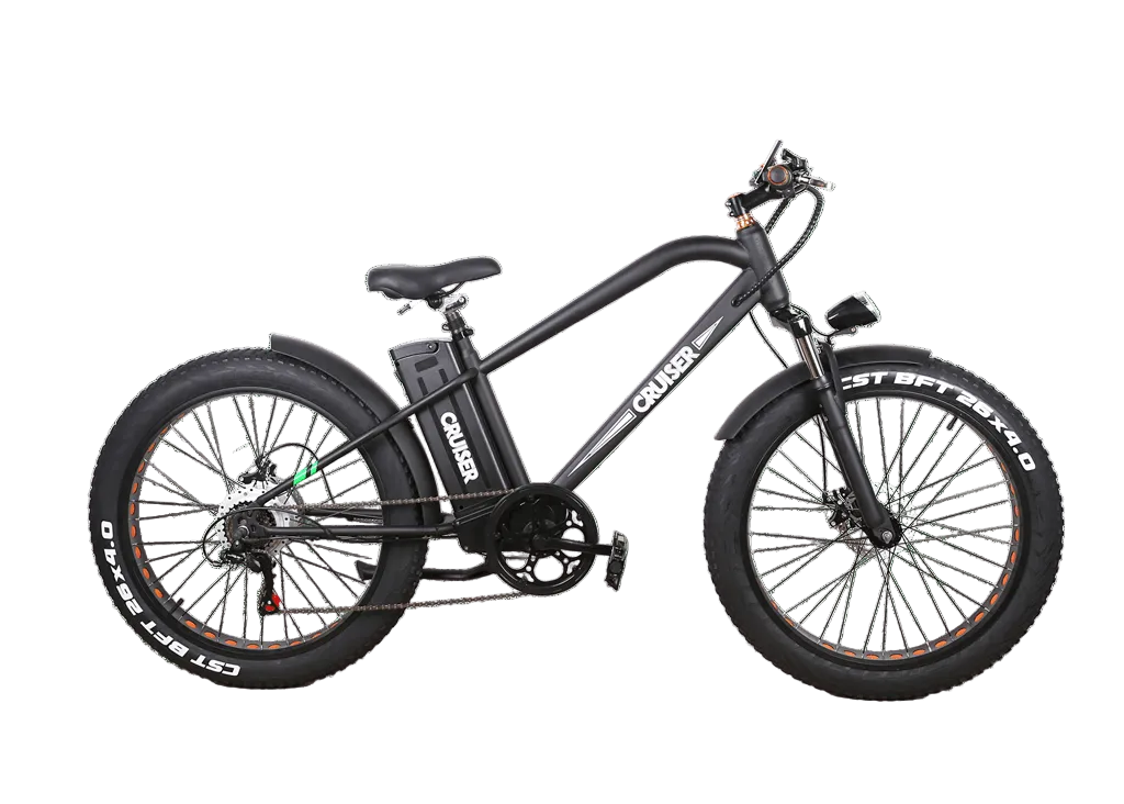 Nakto Super Cruiser 500W Electric Bike 26" - Shopsy Dropsy LLC
