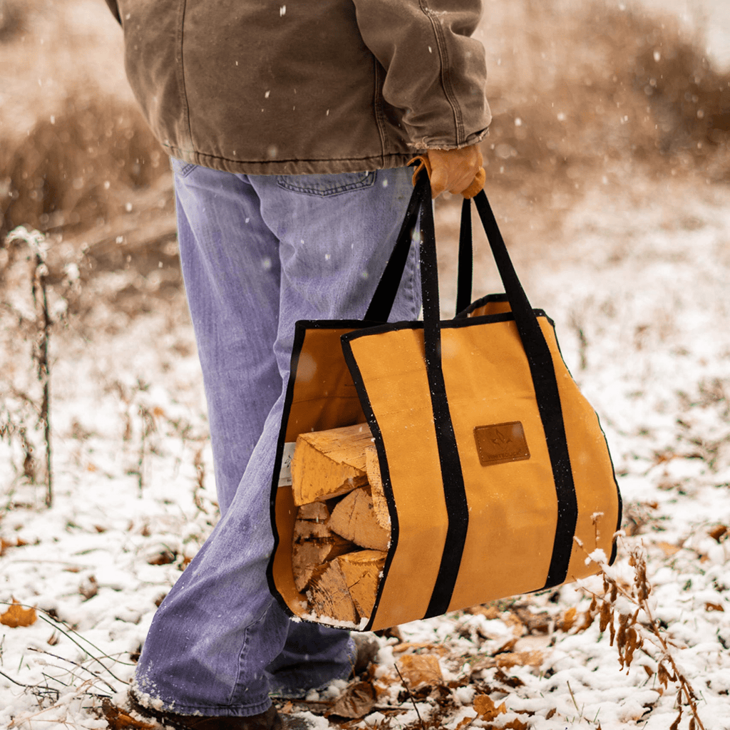 Rectangle Canvas Firewood Log Carriers - Shopsy Dropsy LLC