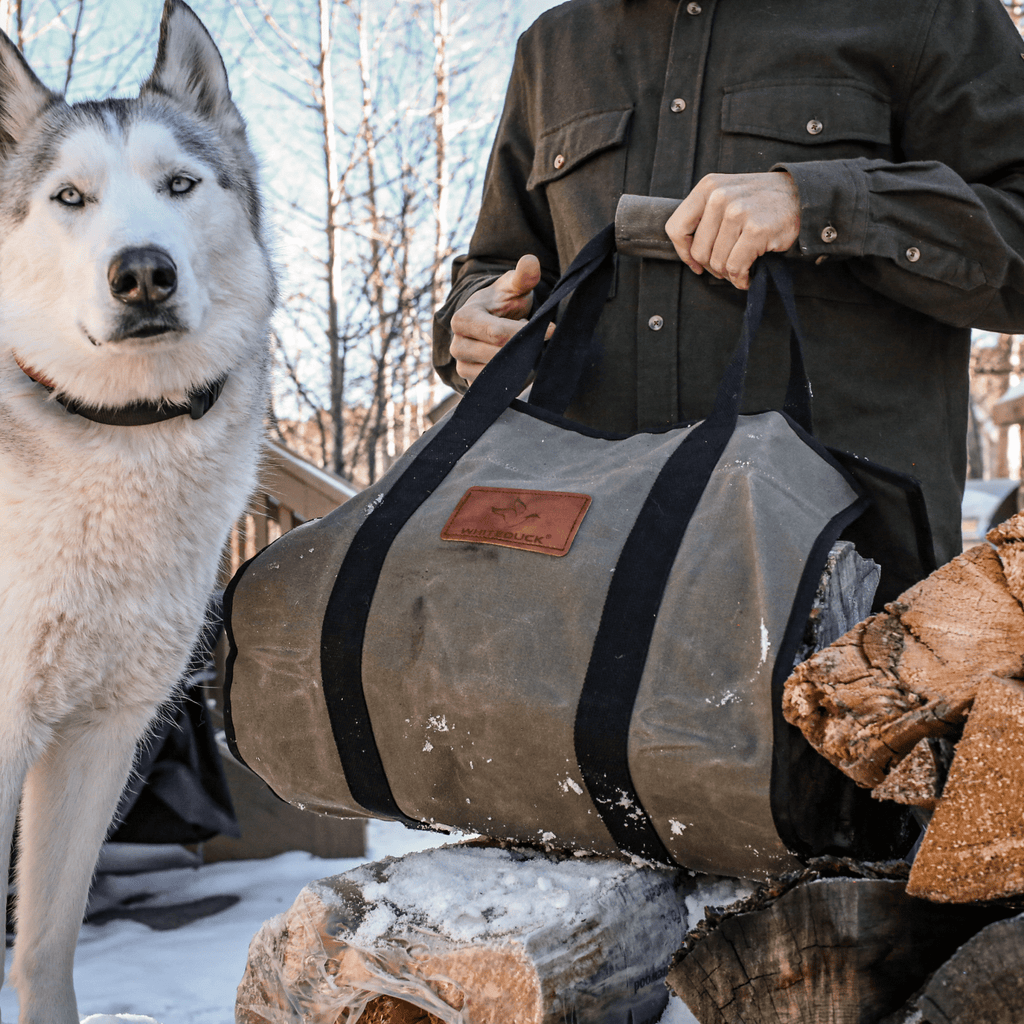 Rectangle Canvas Firewood Log Carriers - Shopsy Dropsy LLC