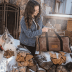 Rectangle Canvas Firewood Log Carriers - Shopsy Dropsy LLC