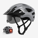 RHINO Urban Bicycle Helmet with LED Light - Shopsy Dropsy LLC