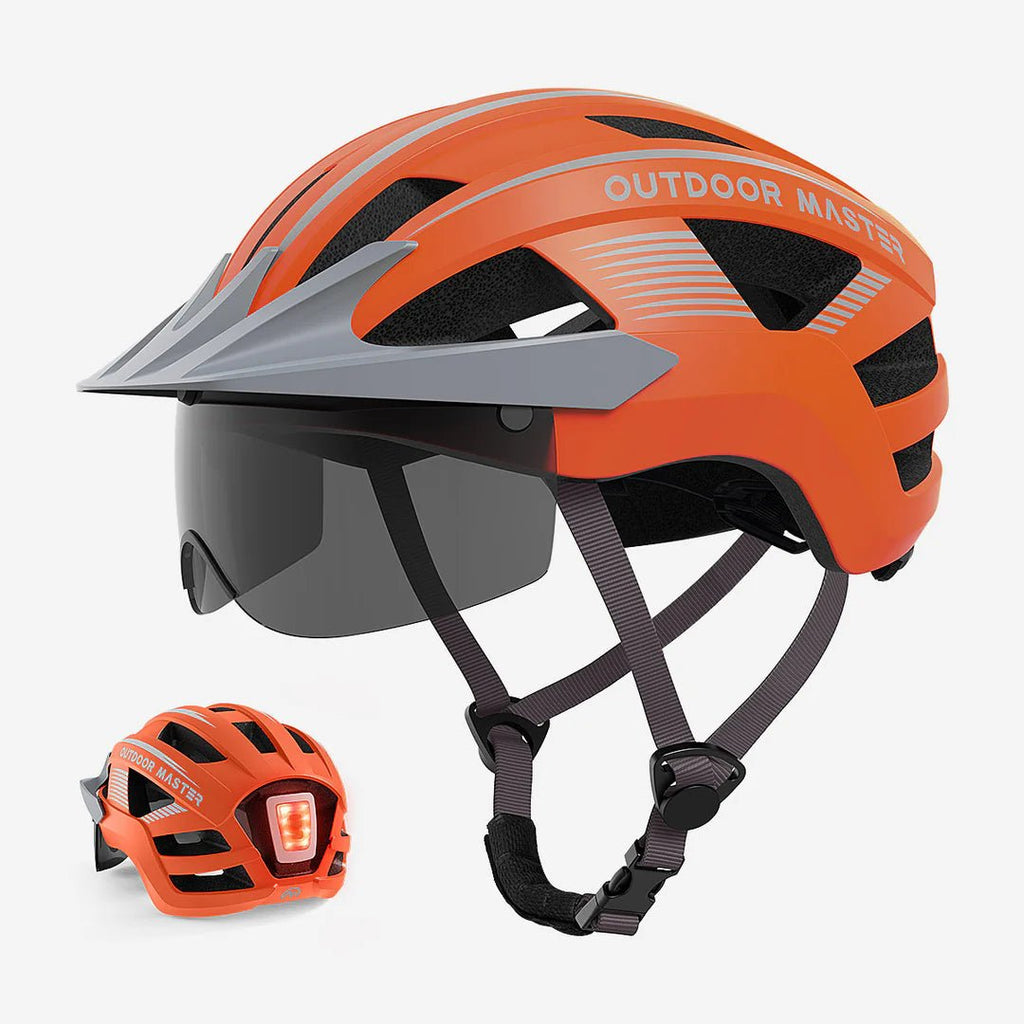 RHINO Urban Bicycle Helmet with LED Light - Shopsy Dropsy LLC