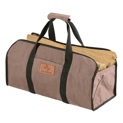 Tote Shape Canvas Firewood Log Carriers - Shopsy Dropsy LLC