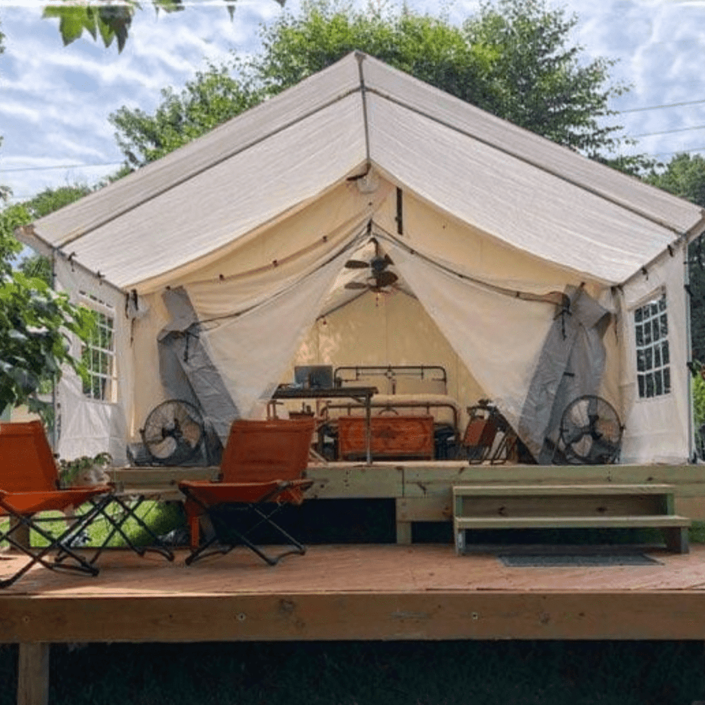 USED - 16'x20' Porch - Canvas Wall Tent - Shopsy Dropsy LLC