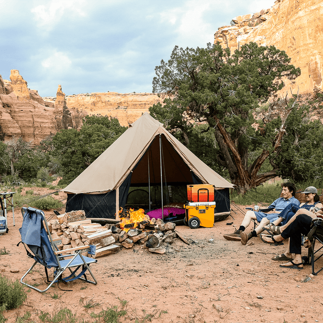 USED - Regatta Double Wall Tent - Sandstone Beige (13') - Shopsy Dropsy LLC