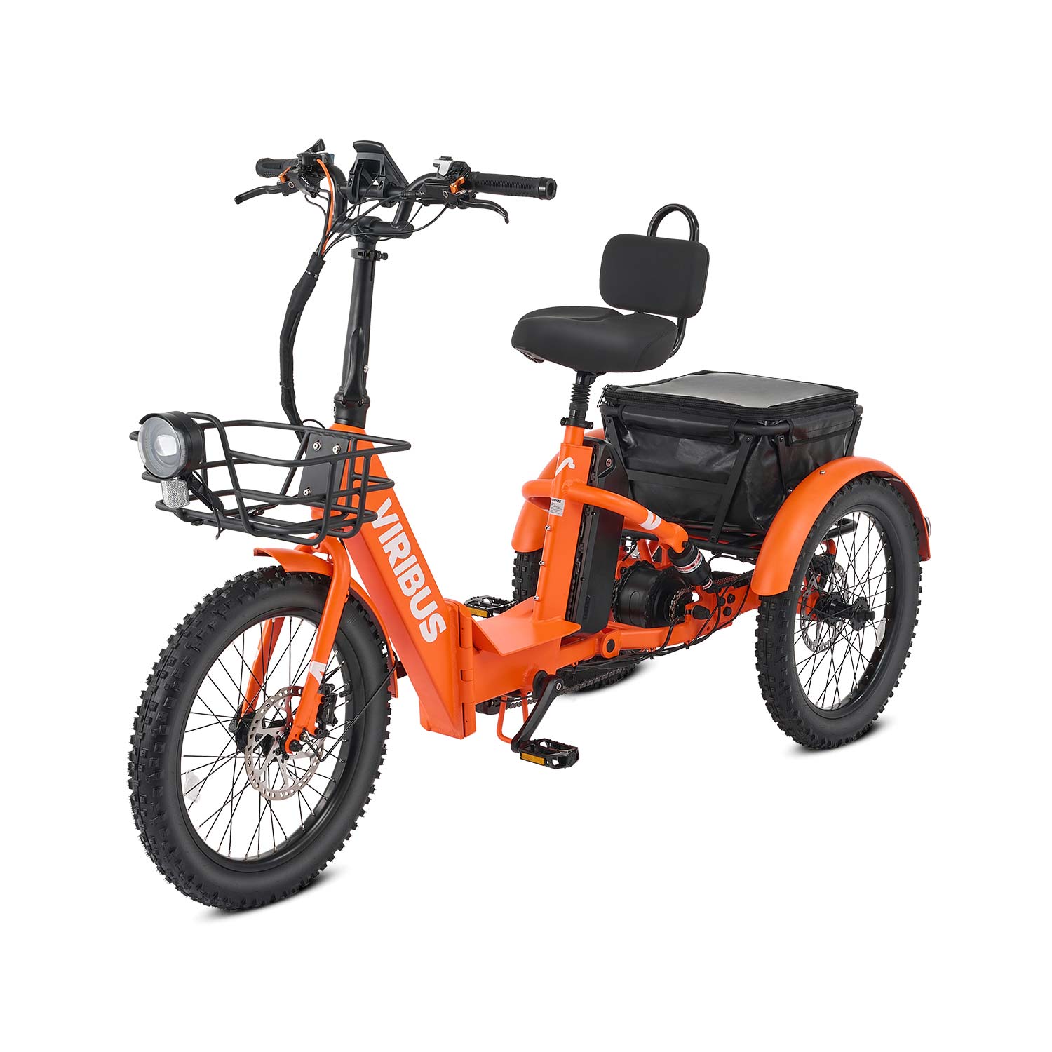 Viribus FC1 48V/750W Folding Electric Trike 20" Tire - Shopsy Dropsy LLC
