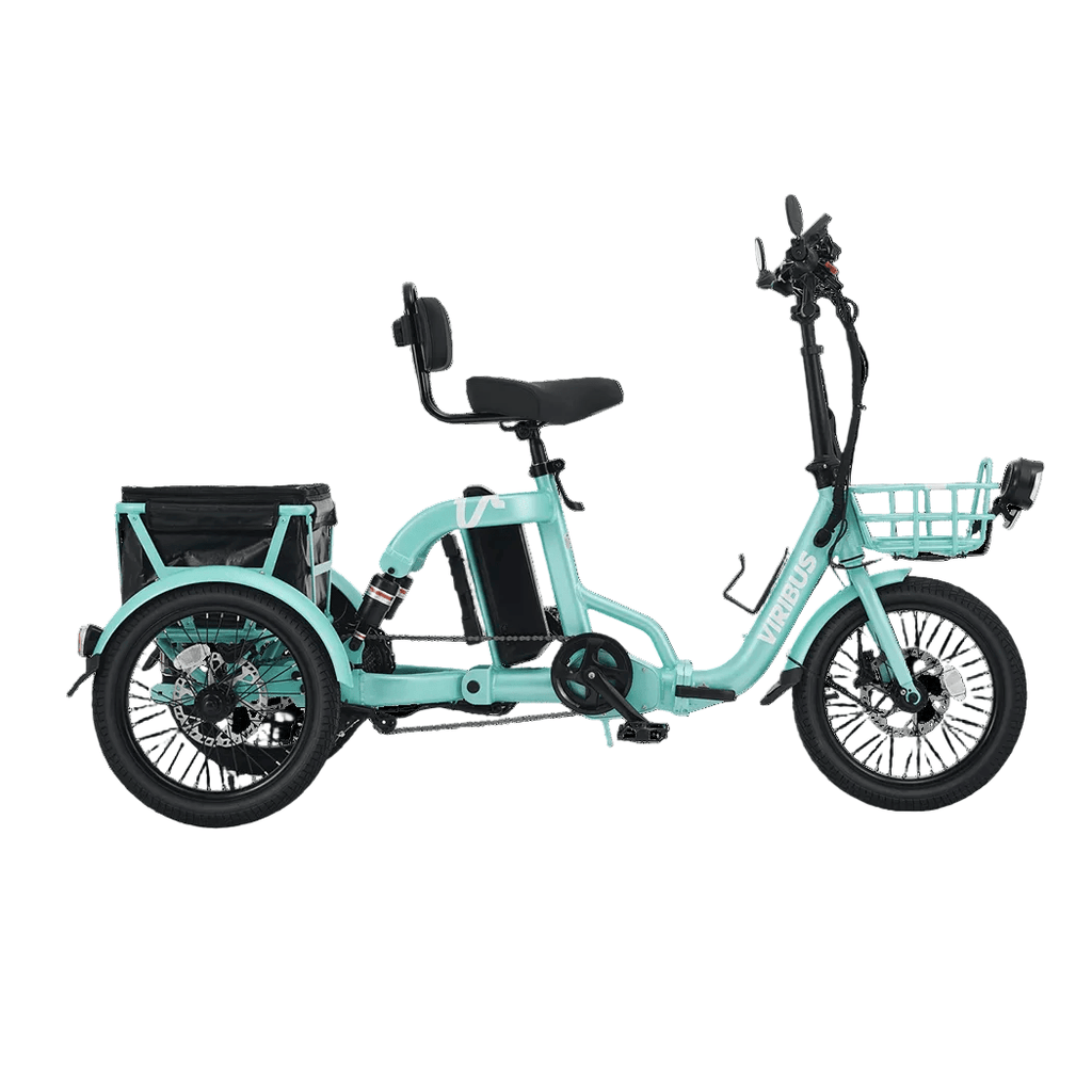 Viribus FC2 48V/750W Folding Electric Trike 18" Tire - Shopsy Dropsy LLC