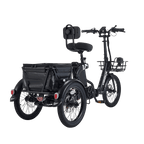 Viribus FC2 48V/750W Folding Electric Trike 18" Tire - Shopsy Dropsy LLC