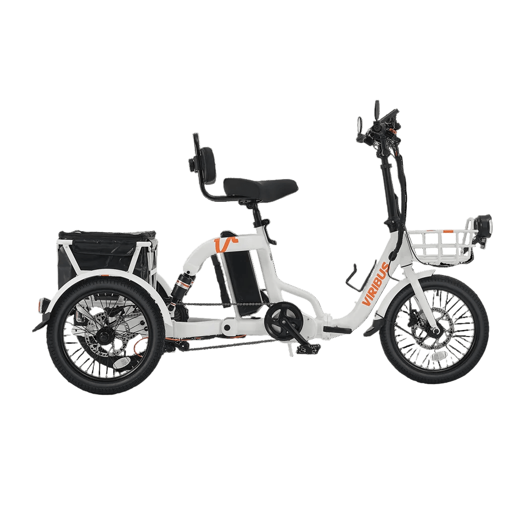 Viribus FC2 48V/750W Folding Electric Trike 18" Tire - Shopsy Dropsy LLC