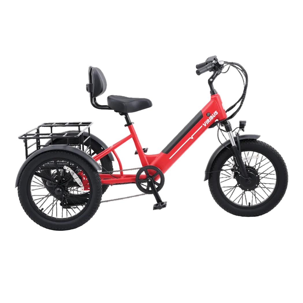 Viribus SC5 48V/500W Fat Tire Electric Trike 20" Tire - Shopsy Dropsy LLC