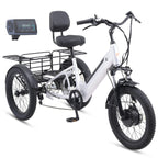 Viribus SC5 48V/500W Fat Tire Electric Trike 20" Tire - Shopsy Dropsy LLC