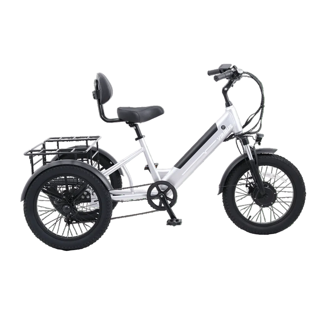 Viribus SC5 48V/500W Fat Tire Electric Trike 20" Tire - Shopsy Dropsy LLC