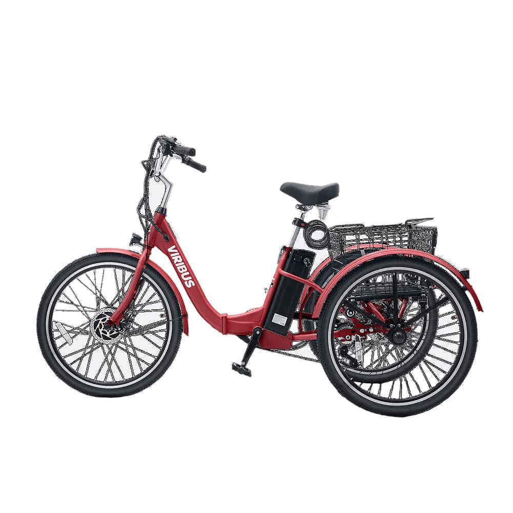 Viribus TG1 350W/36V Folding Electric Tricycle 24" Tire - Shopsy Dropsy LLC