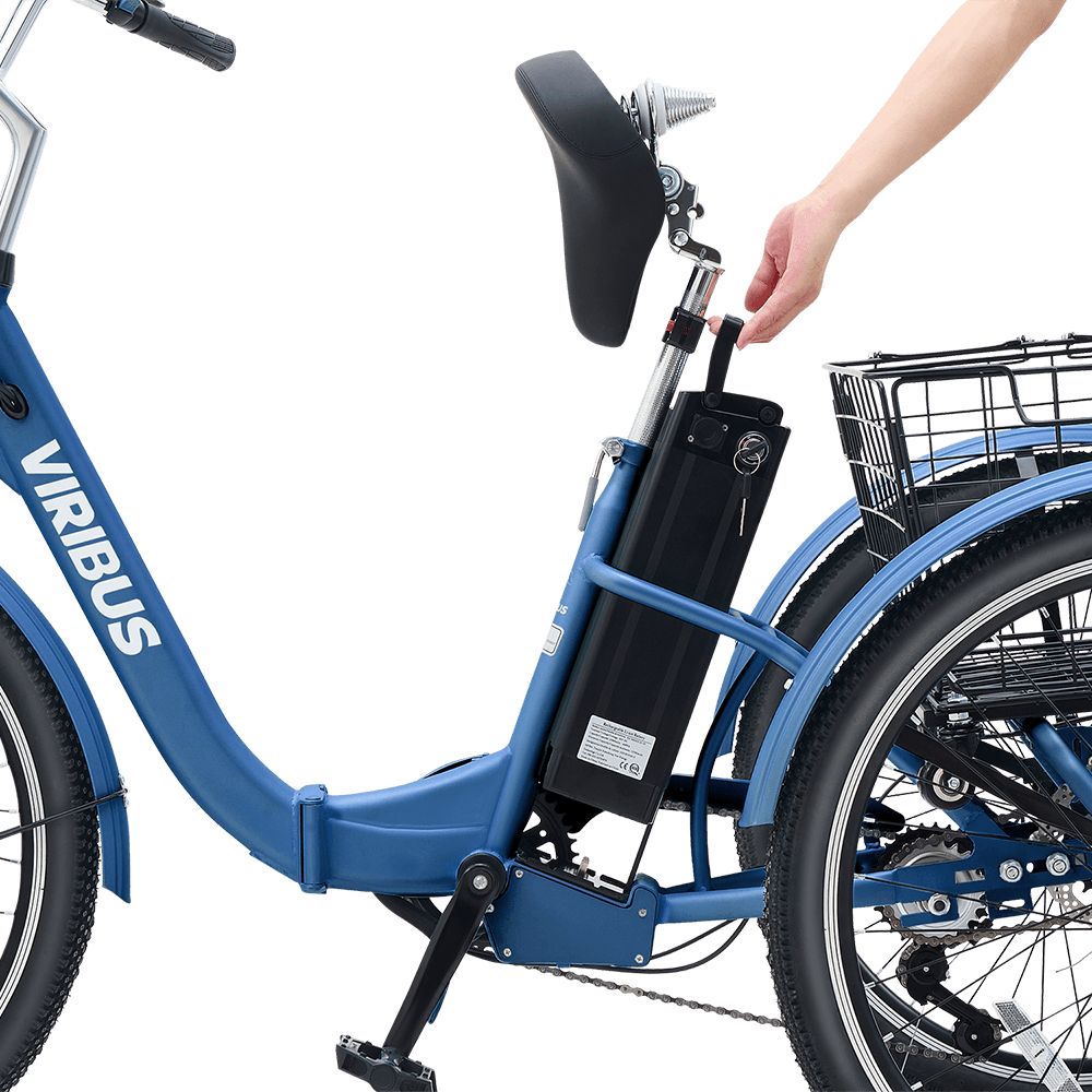 Viribus TG1 350W/36V Folding Electric Tricycle 24" Tire - Shopsy Dropsy LLC