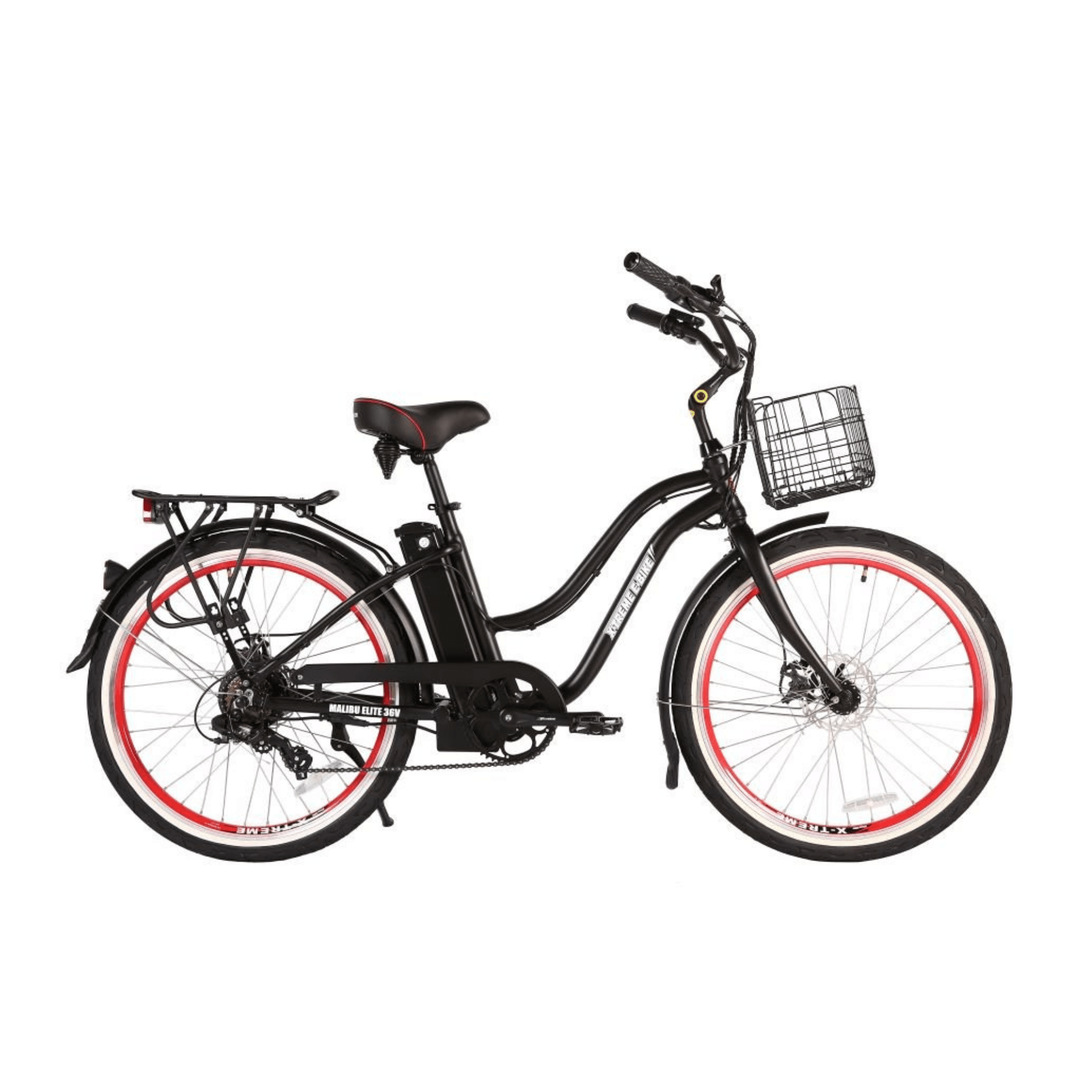X - Treme Malibu Elite Max Step - Thru 36V/350W Electric Bike 26" Tire - Shopsy Dropsy LLC